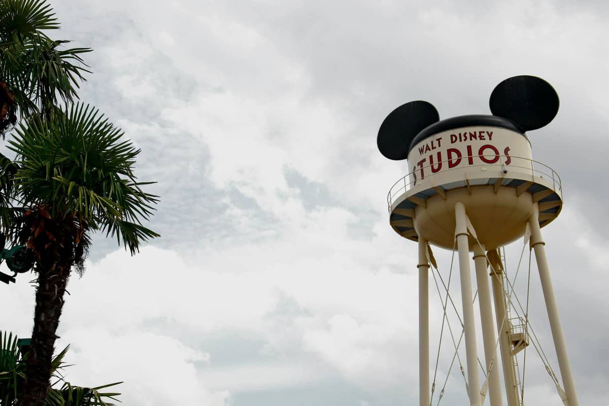 Walt Disney Studios Park entrance and studio lot landmark at Disneyland Paris