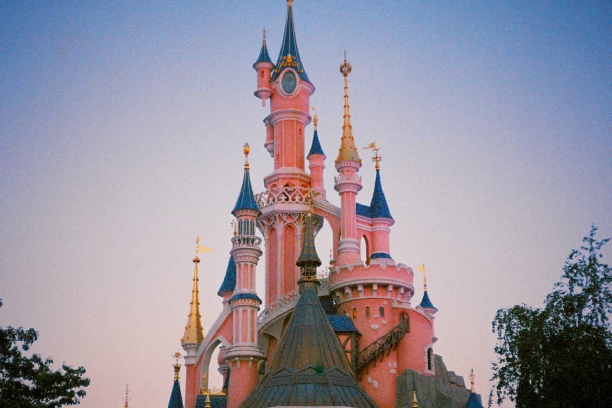 Disneyland Paris 1-Day ticket pass with Sleeping Beauty Castle in background